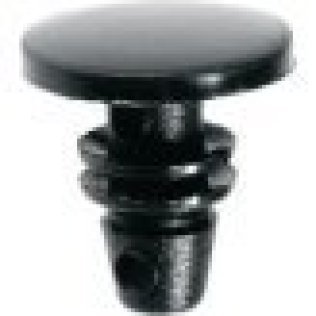 Door and Roof Rail Retainer for Toyota/Lexus, Nylon, Black, 9mm Head, 5.3 x 8mm Stem (Pack of 25)