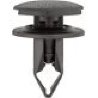 Trunk/Trim Retainer for Acura, Nylon, Black, Fits 7mm Hole, 15.5mm Top and 16mm Bottom Head, 15mm Stem Length (Pack of 25)