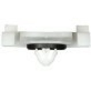 Rocker Moulding Clip, 28mm Width, 43mm Length, 27mm Overall Height, White Nylon (Pack of 15)