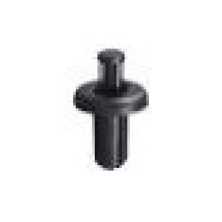 Drive Rivet Bumper for Subaru Forester, Impreza, Legacy, Outback, STI, WRX, XV Crosstrek 2008, Plastic, Black, Push To Release (Pack of 15)