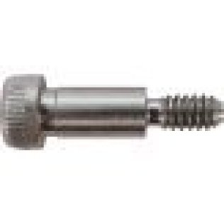 Socket Head Shoulder Screw, 18-8 Stainless Steel, Plain Finish, 1/2" Shoulder Diameter and 2-1/2" Length, 3/8-16 Thread (Pack of 25)