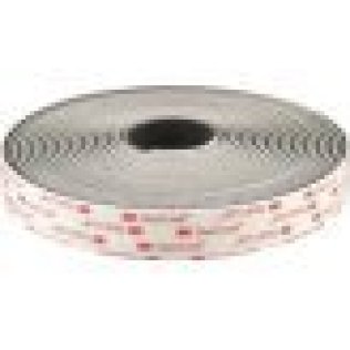 Super Grip-Strip, Hook and Loop, Black, Acrylic Adhesive Backing, 0.075" Thickness, Suitable for Heavy Applications, 1" x 25' (Pack of 1)