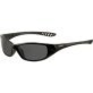KleenGuard - HellRaiser Safety Glasses, Black Frame, Smoke Lens, Scratch-Resistant Coating (Pack of 1)
