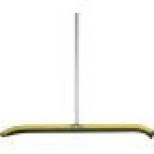 Floor Squeegee, Aluminum, 36" Curved Head Neoprene Blade with 2-Piece Handle (Pack of 1)