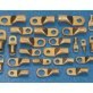 Battery Maintenance Assortment, 8-4/0 AWG, 96 Pieces, 10-1/2" Stud Size, All Copper Battery Lugs, Heavy-Duty (Pack of 1)