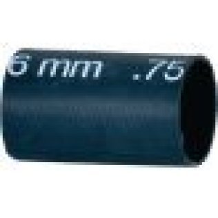 Tru-Shrink Heat Shrink Tubing, 8 to 1 AWG, Black, 6" Length, 0.75" ID Before and 0.22" ID After Shrinkage, 3:1 Shrink Ratio (Pack of 6)