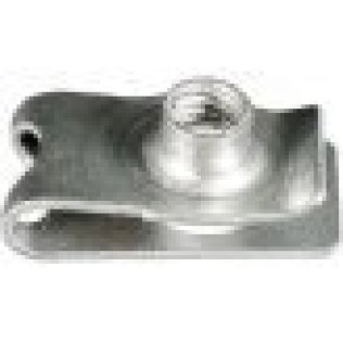 Metric Extruded U-Nut for Acura 1998-2007 and Honda 1983-2014, Zinc, M6-1 Screw Size, 2-4mm Panel Range (Pack of 25)
