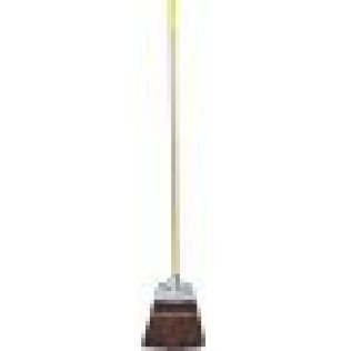 Corn Style Broom, Brown Polypropylene, 55" Length, 8" Trim Length, 7/8" Handle Diameter (Pack of 1)