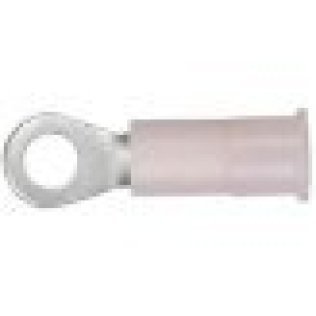 Visa Crimp™ - Ring Tongue Terminal, Standard, Nylon Insulated, 22 to 18 AWG, 4 to 6 Stud Size, Red (Pack of 100)