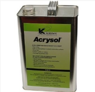 Acrysol Paint Preparation and Auto Body Solvent, Non-Chlorinated, Clear, Liquid Form, 1gal Can (Pack of 1)