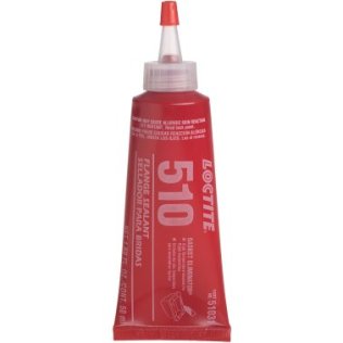 Loctite® - 510™ Gasket Eliminator, Flange Sealant, Red, Gel Form, 1.69fl.oz Tube (Pack of 1)