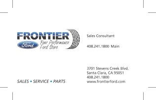 Frontier Ford Blank Card 2