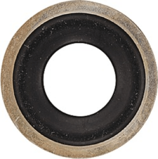Steel Drain Plug Gasket with Buna-N Rubber Seal - 12mm (25 per pack)
