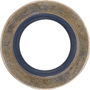 Steel Drain Plug Gasket with Buna-N Rubber Seal - 14mm (25 per pack)