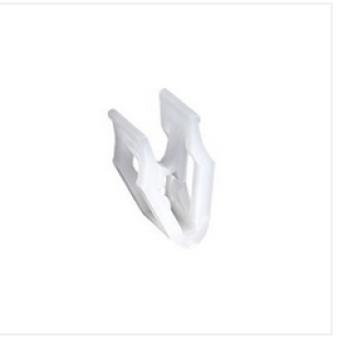 Quarter Panel and Exterior Trim Molding Clip for Chevrolet Corvette Stingray/Z06 2014+, Nylon, White, 8mm Width (Pack of 25)