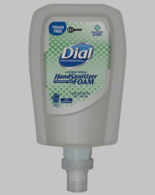 Dial® FIT® Touch-Free Antibacterial Hand Sanitizer Foam 1 LT 3ea/case