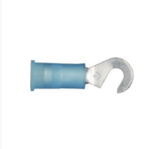 Electro-Lok - Hook Tongue, 16 to 14 AWG, Nylon Insulated, Electro Tin Plated, 4 to 6 Stud Size (Pack of 25)