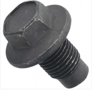 Drain Plug with Rubber Face for Various Chrysler Vehicles, 1/2-20 Thread, 5/8" Hex, 13/16" Length Under Head (Pack of 2)