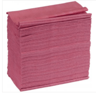 Kimberly-Clark - WypAll X80 ShopPro Towel, Red, Pop-Up Box, 9.1 x 16.8" (Pack of 1)