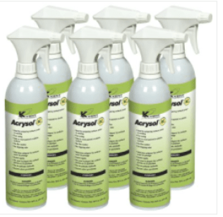 Acrysol-SC Paint Preparation and Auto Body Solvent with Trigger Spray, Clear, Liquid Form, 20fl.oz Non Aerosol Can (Pack of 6)