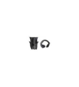Speed Nut, Tubular/Barrel Type, Steel, Fits 1/8" Round Stud, Fits 3/16" Round Hole, 0.04-0.045" Panel Range (Pack of 100)
