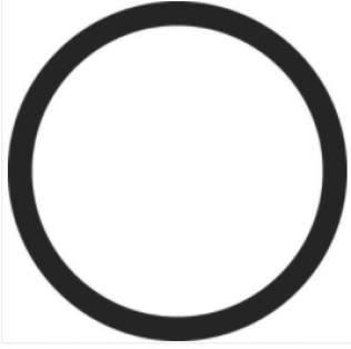 Industrial O-Ring, Nitrile, Black, Dash No. 222, 1-1/2" ID x 1-3/4" OD x 1/8" Thickness (Pack of 25)