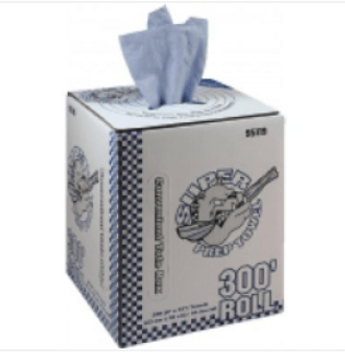 Bulldog Wypers Super Prep Towel, Light Blue, Pop-Up Box, 9 x 15" (Pack of 1)