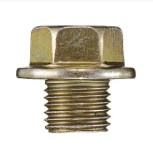 Drain Plug with Gasket for Honda, Chrysler, Toyota, Mitsubishi and Suzuki, M14-1.50 Thread, 17mm Hex (Pack of 10)