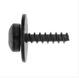 Deflector TORX Pan Head SEMS Tapping Screw for Ford, Black, M5-2.2 x 20mm Size, 20mm Washer Diameter, T30 Drive (Pack of 15)