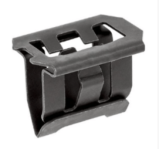 Grille Assembly Clip for GM, Phosphate, Black, 17.5 x 25mm Head, 19mm Overall Height (Pack of 10)