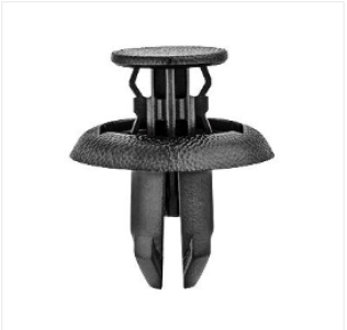 Bumper, Engine Cover, Fender and Quarter Panel Push-Type Retainer for Mazda, Nylon, Black, 20mm Head, 13mm Stem Length (Pack of 25)