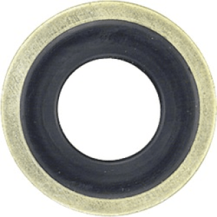 Steel Drain Plug Gasket with Rubber Seal, Flexibility of Rubber and Strength of Steel, 1/2"" ID x 1"" OD, 3/64"" Thickness (Pack of 500)