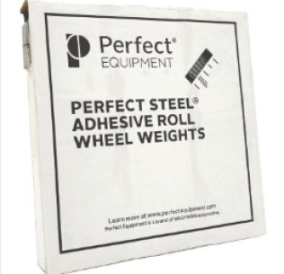 Gray Adhesive Wheel Weight Roll, 1/2oz Segments, 11lbs, Powder Coated Steel (Pack of 1)