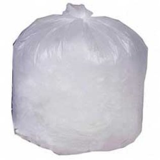 Trash Bags - Clear - Medium Duty - 33 Gallon