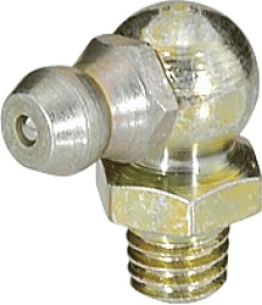 Grease Fittings Ball Check Type Self-Tapping Tapered Thread 90° 49/64 x 1/8 (25 per pack)