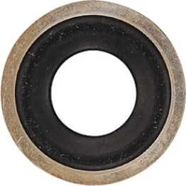 Steel Drain Plug Gasket with Buna-N Rubber Seal - 12mm (25 per pack)