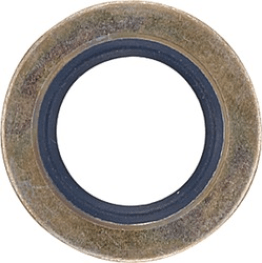 Steel Drain Plug Gasket with Buna-N Rubber Seal - 14mm (25 per pack)