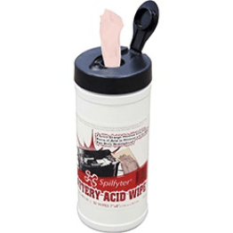 Spilfyter - Battery Acid Wipes 8 x 7 30 Wipes Per Canister (Sold Individually)
