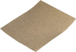 Non-Pressure Sensitive Adhesive (PSA) Sandpaper Sheet, 9" Width x 11" Length, Aluminum Oxide Grain, 120 Grit (25 per pack)