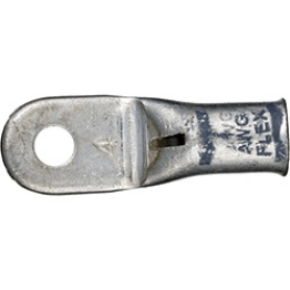 Battery Cable Lugs-4 Gauge, Dual-Lok, Gray, 1/4" Stud Size (Pack of 20)