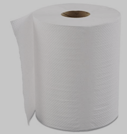 Hardwound Roll White Paper Towels - Affex - 800-feet/6 Rolls