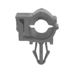 GM Wire Loom Routing Clip, 1/4" Conduit Size ID, 3/8" Conduit Size OD, Black, Nylon, OEM Number-GM 8911473 (Pack of 15)