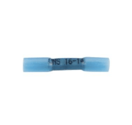 Tuff-Seal® - Butt Connector, 2-Piece Heat Seal, Polyolefin Insulated, 16 to 14 AWG, 1.45" Length, Blue (Pack of 25)
