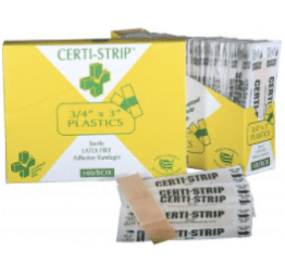 Certi-Strips - Plastic - 3/4" x 3" - 100/box (Pack of 1)
