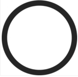 Industrial O-Ring, Nitrile, Black, Dash No. 222, 1-1/2" ID x 1-3/4" OD x 1/8" Thickness (Pack of 25)