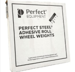 Gray Adhesive Wheel Weight Roll, 1/2oz Segments, 11lbs, Powder Coated Steel (Pack of 1)