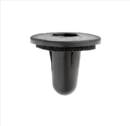 Rear Lamp Grommet with Sealer for Ford F-150 2015+, Nylon, Black, 18mm Head, 13mm Stem Length, 15.6mm Overall Length (Pack of 10)