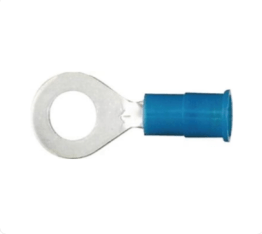 Ring Tongue Terminal 16 to 14 AWG Blue (Pack of 100)