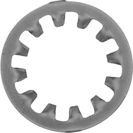 Lock Washer Shakeproof Zinc Finish Steel 3/8 (100 per pack)