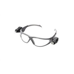 3M - Light Vision Safety Glasses Gray with Black Temple Frame Clear Lens Anti-Fog Coating (Sold Individually)